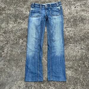 Diesel Blue Jeans Size 30x30 Men’s Streetwear Denim Pants Slim Straight Fit